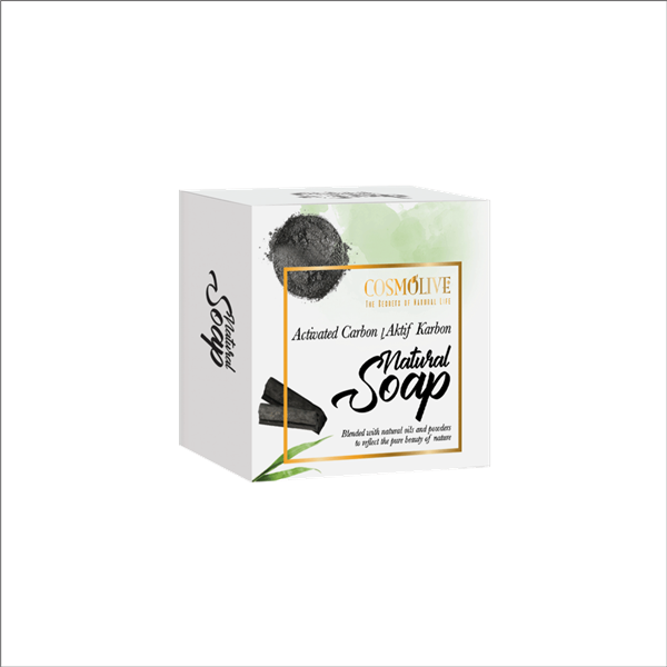 Activated carvon soap 125 Cosmolive Натурален сапун Cosmolive Карбон 125гр