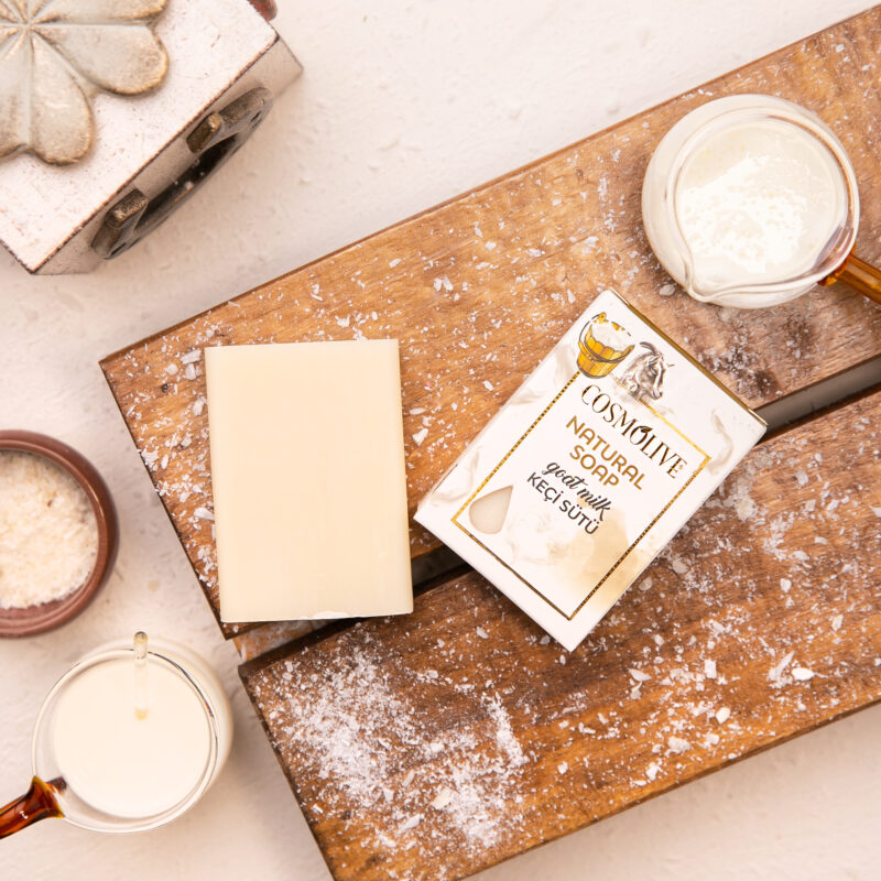 Goat milk Soap 100 Cosmolive 1 Натурален сапун Cosmolive Козе мляко 100гр