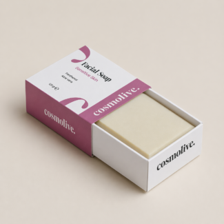 сапун за лице за чувствителна кожа cosmolive с алое вера и пантенол 125г