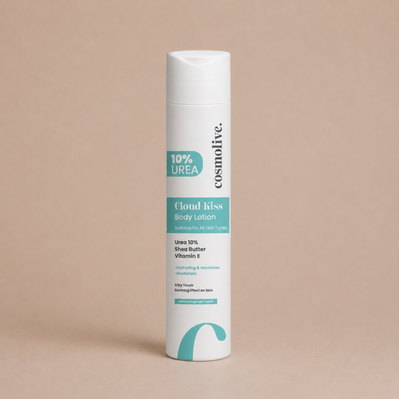 Cosmolive Cloud Kiss Body Lotion с 10% урея и витамин Е за хидратирана кожа