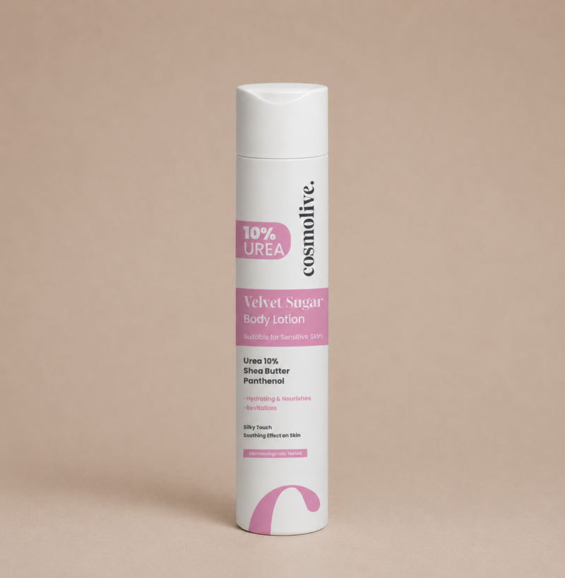 Cosmolive Velvet Sugar Body Lotion с 10% урея за суха и чувствителна кожа