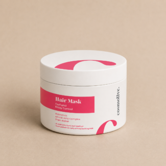Cosmolive Hair Mask Curl and Frizzy Control – хидратираща маска за къдрава и хвърчаща коса със Shea Butter, Wavenax и Amino Acid Complex за меки, оформени и блестящи къдрици.